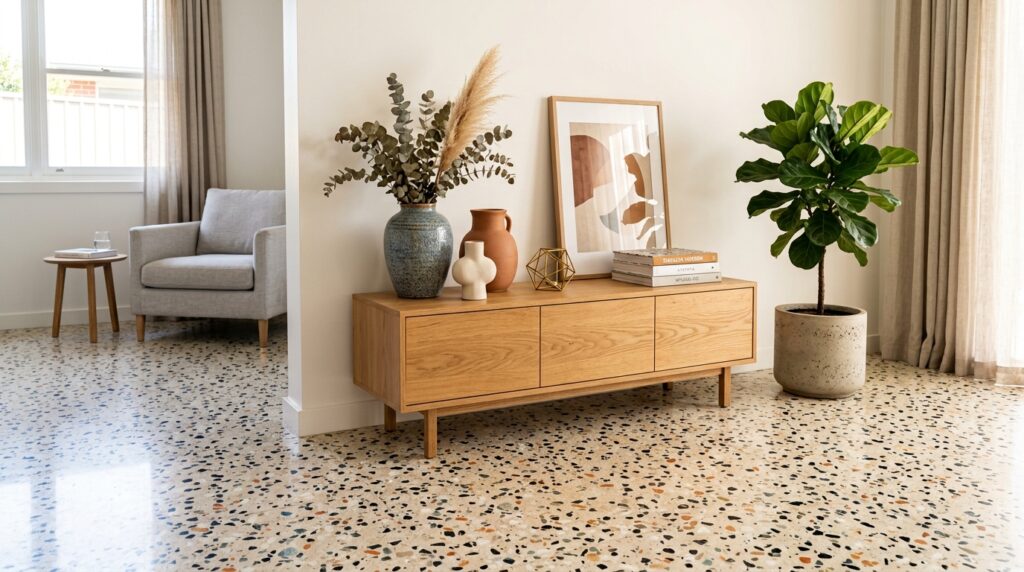 Terrazzo: conheça este material que é uma forte tendência na Arquitetura de Interiores terrazzo