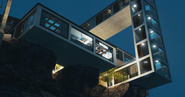 casa suspensa