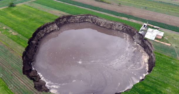 Cratera em Puebla (MEX)