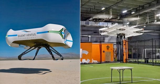 Confira imagens do Silent Ventus, um modelo de drone movido a propulsão iônica drone
