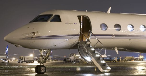 avião Gulfstream G550