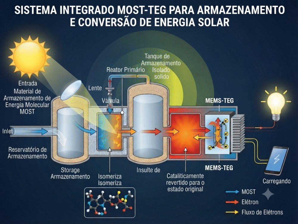 Bateria para duas décadas: pesquisadores sugerem novo sistema para armazenagem de energia solar baterias de duas décadas