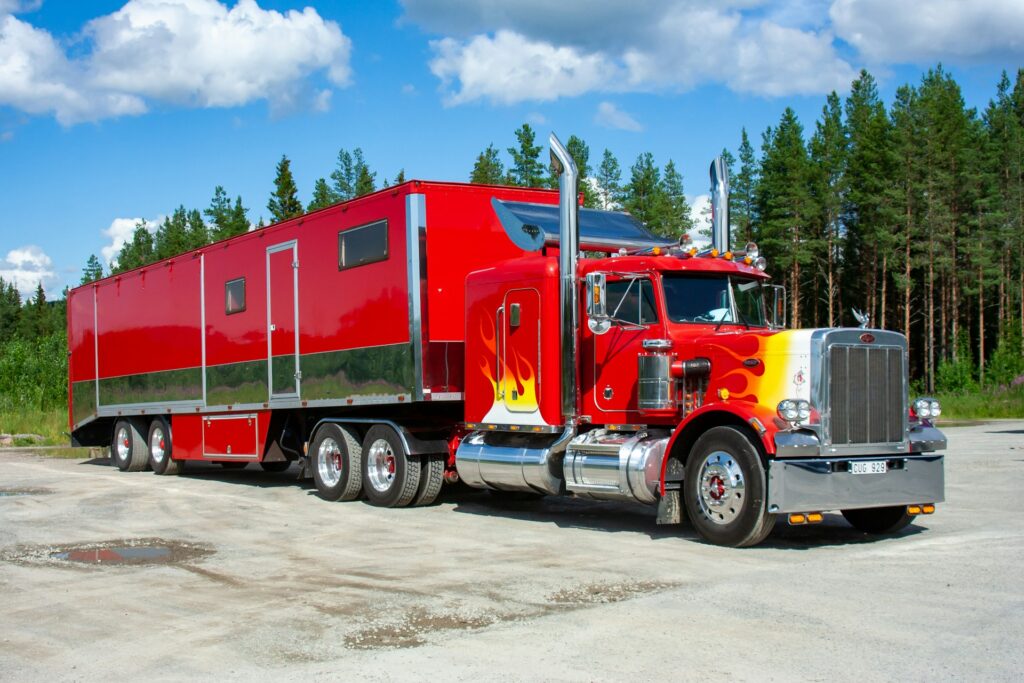 A engenharia dos "Caminhões Transformers" Peterbilt peterbilt
