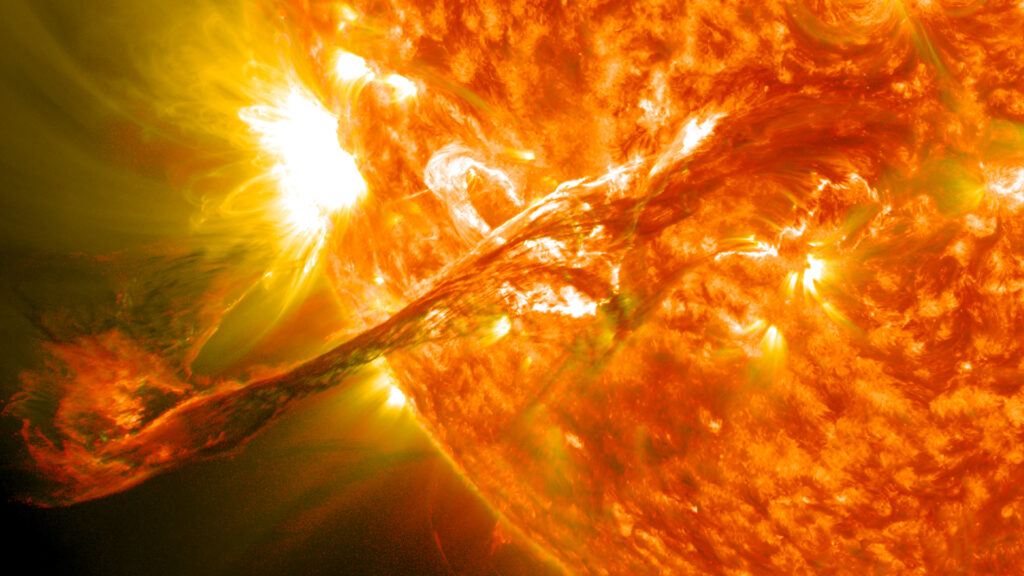 Cientistas transformam metal líquido em plasma pela primeira vez tempestades geomagnéticas