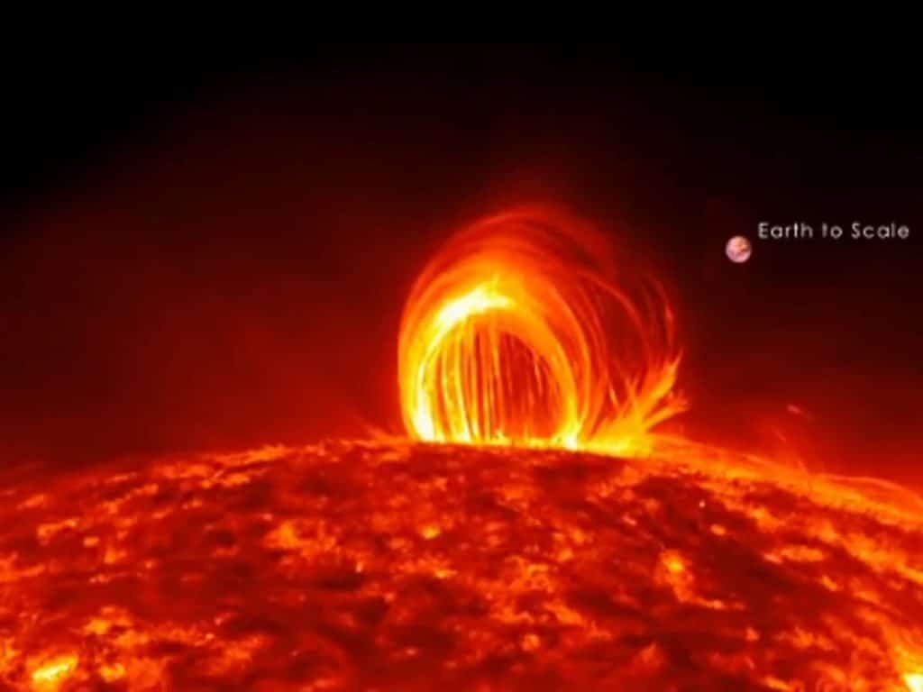 Como a explosão solar que atinge a Terra provoca tempestades geomagnéticas? tempestade geomagnética - tempestade solar