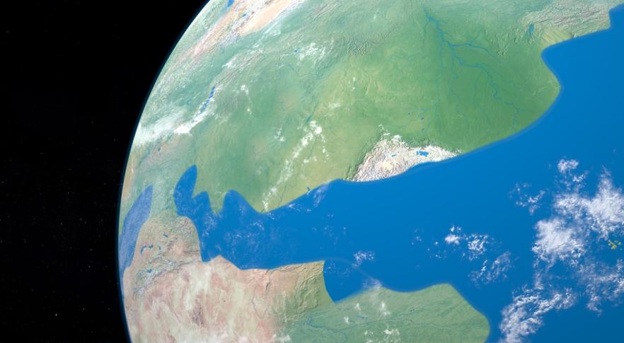 evolução continentes planeta Terra
