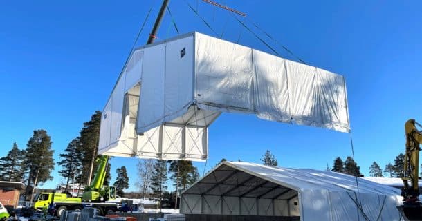 construções provisórias