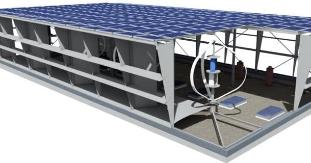 sistema solar híbrido