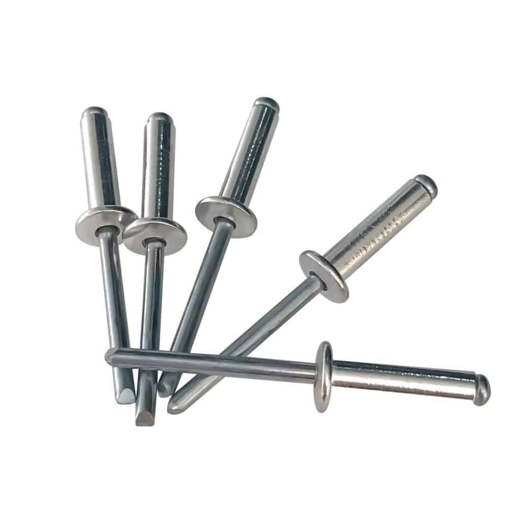 Imagem de rebites de repuxo