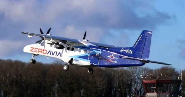 avião movido a hidrogênio