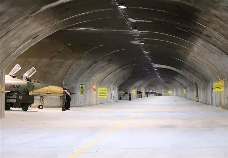 engenharia base subterrânea Irã