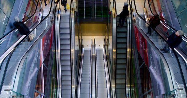 escadas rolantes