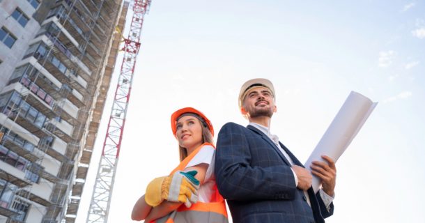 liderança na construção civil