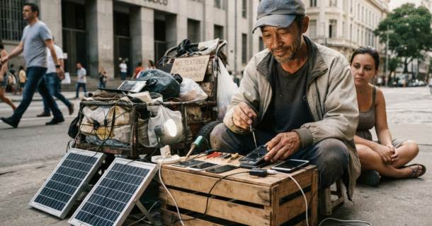 Energia Solar para Recuperar Celulares