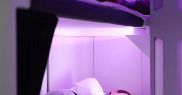 assento em aviões - camas