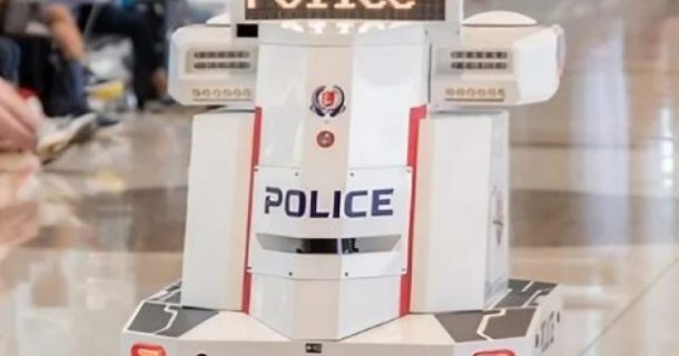 robô de segurança singapura