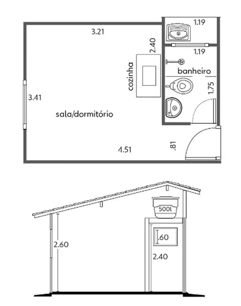 Casas de 15 m²