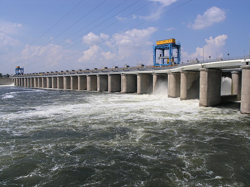 barragem kakhovka na Ucrânia