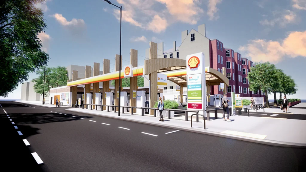 poste de abastecimento shell