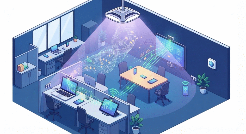 Saiba como funciona na prática a internet à luz conexão internet luz e decoração - Li-Fi