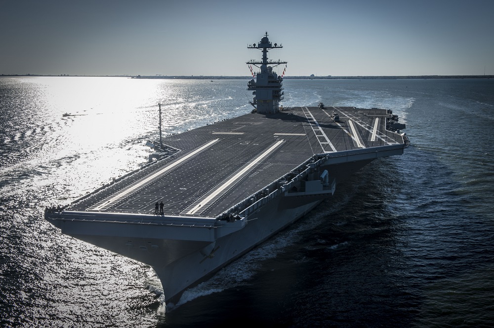 Conheça a engenharia do maior navio de guerra do mundo, agora à disposição de Israel navio porta-aviões USS Gerald R. Ford