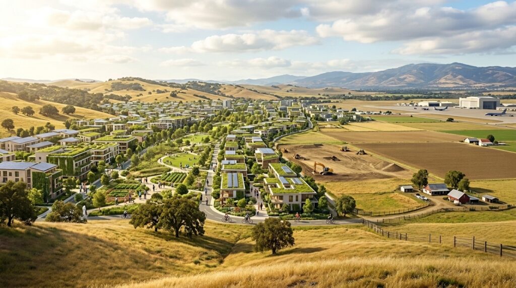 Bilionários do Vale do Silício Planejam Cidade Sustentável Exclusiva, a California Forever California Forever