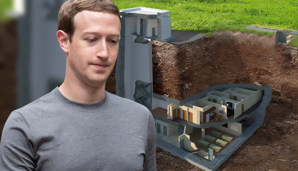 Bunker subterrâneo secreto de Mark Zuckerberg no Havaí