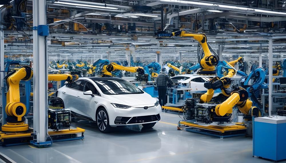 robôs industriais - indústria automotiva