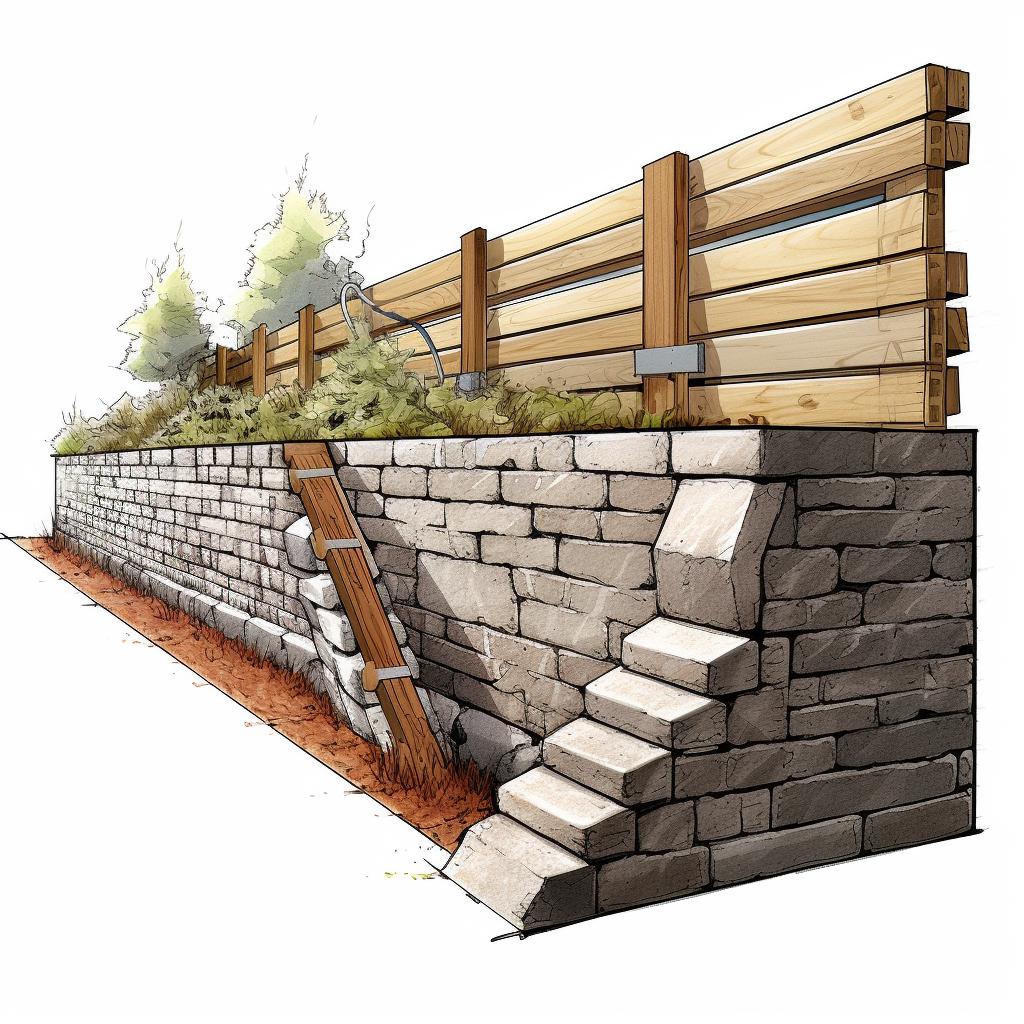 muro de arrimo na construção civil