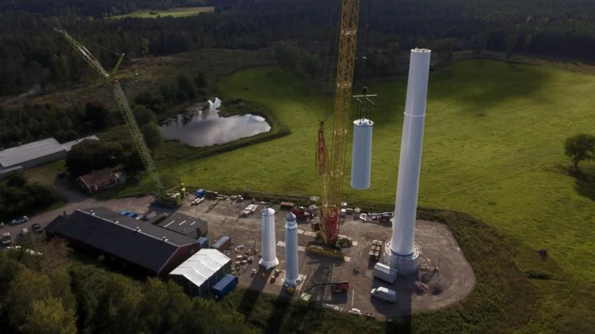 a maior turbina eólica de madeira do mundo