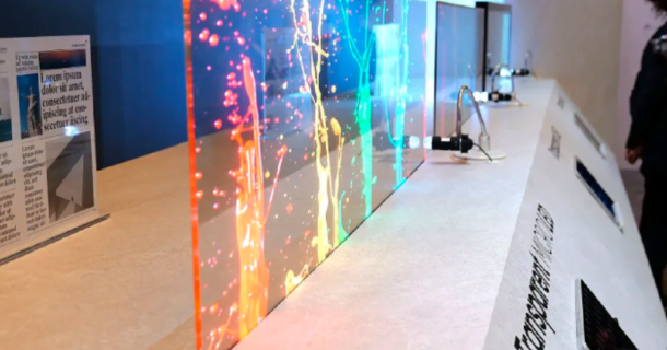 TVs transparentes na CES 2024
