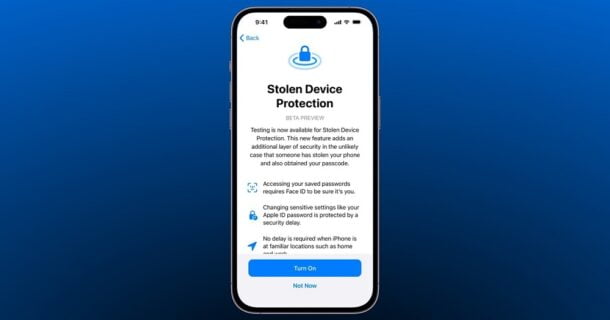 modo ladrão iOS 17.3