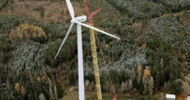 a maior turbina eólica de madeira do mundo