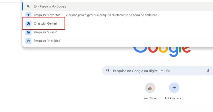 IA Gemini no Google