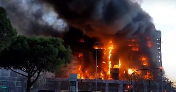 incidente de engenharia - caso do incêndio de Valência, Espanha