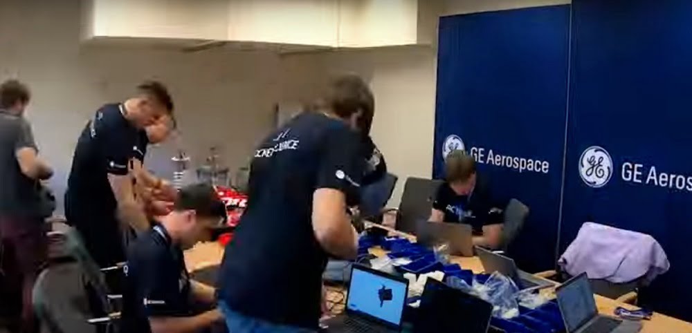 motor aeronáutico de LEGO