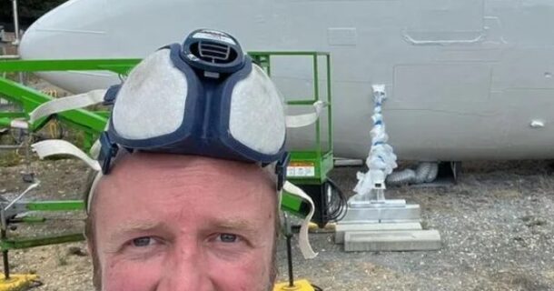 airbnb de luxo em Boeing 737