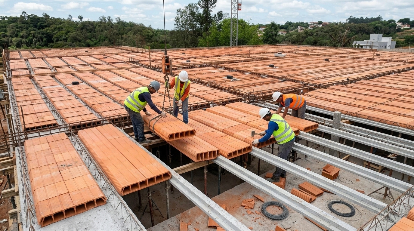 Laje de EPS ou Laje com Cerâmica: Qual é a Melhor Opção para Sua Obra? Laje de EPS ou Laje com Cerâmica