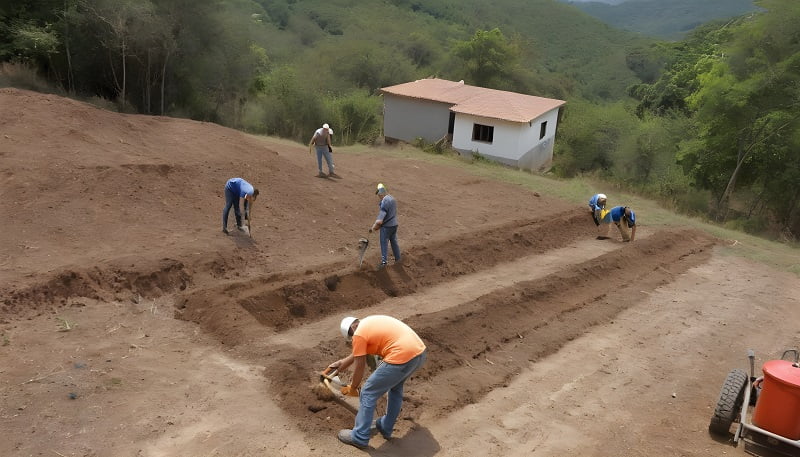 etapas de construção de uma casa