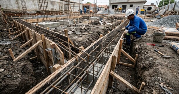 engenharia civil - estruturas - viga baldrame