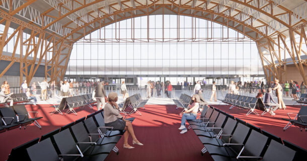 Hangar da Varig em Congonhas se Transformará em Sala de Embarque Futurista Hangar da Varig - Terminal de Embarque
