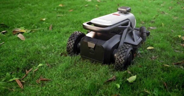 robô corta-grama inteligente - Tron 360° AI Vision Robotic Mower