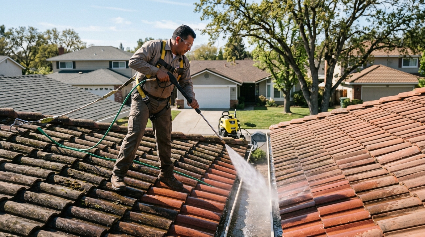 6 Dicas Incríveis para Limpeza de Telhas de Barro telhas de barro