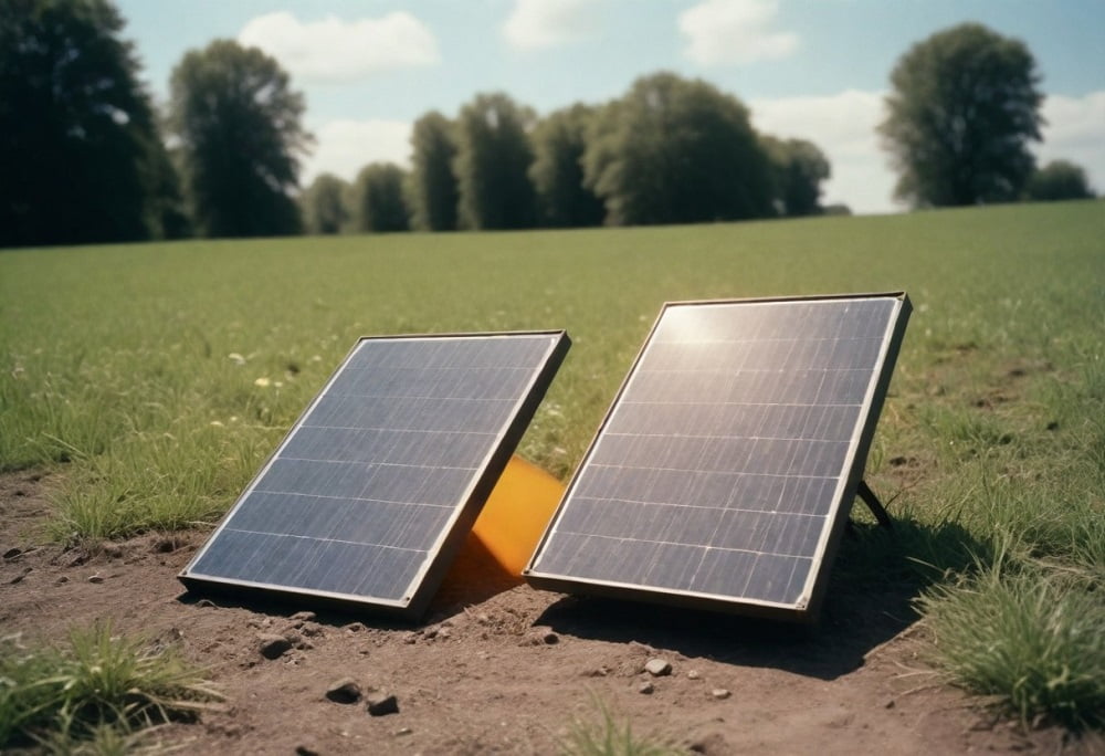 painel solar dupla face