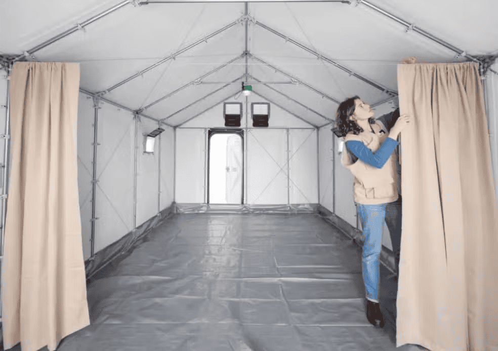 casas montáveis ONU