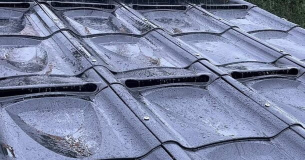Conheça as telhas ecológicas que captam e filtram água da chuva para uso em casa e na cidade telhas ecológicas
