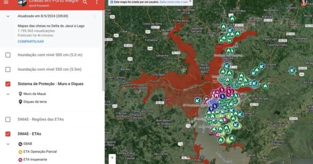 inteligência artificial google alertas rio grande do sul