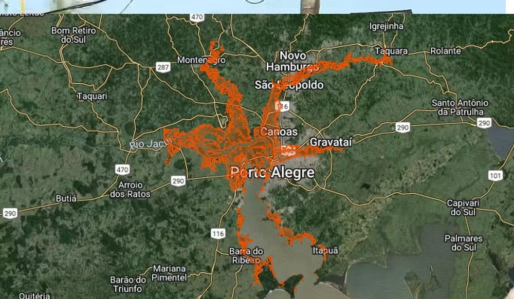 Problemas de Engenharia podem ter agravado a Inundação de Porto Alegre inundação enchente porto alegre 2024