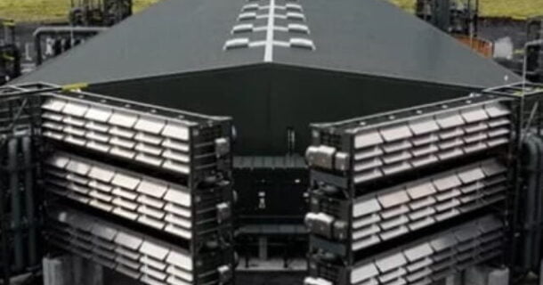 instalação de captura de carbono