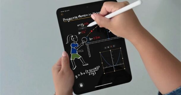 Apple Pencil e Math Notes